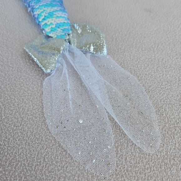 TY Sea Sequins Mermaid Athena Plush Doll 18" Flip Sequin Blue Limited Collection - Picture 5 of 12